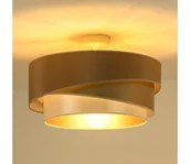 Lampy sufitowe - Duolla - Żyrandol natynkowy KOBO 1xE27/15W/230V śr. 45 cm miedź/złoty/biały - miniaturka - grafika 1