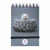 Szkolne artykuły papiernicze - Kołonotes z gumką A6 96 kartek kratka Sweet Pets BENIAMIN 112613 BEN - miniaturka - grafika 1