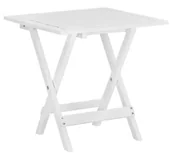 Stoły ogrodowe - Biały drewniany stolik ogrodowy L6-P44 - miniaturka - grafika 1