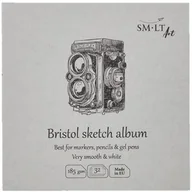 Podobrazia, bloki, papiery - Szkicownik Kwadrat Brystol 185G  Smlt 14-14Cm Fb-32(185) - miniaturka - grafika 1