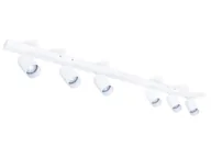 Oprawy, klosze i abażury - Oprawa halogenowa natynkowa ścienno - sufitowa LED Viki L x6 - Biała - miniaturka - grafika 1