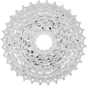 Kasety rowerowe - Shimano Hg400 Kaseta 9-Rzędowa, Srebrny (I-CSHG4009236) - miniaturka - grafika 1