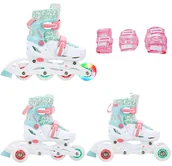 Ochraniacze - Rolki-Wrotki 3w1 Croxer Inez 26-29 / Ochraniacze Croxer Fibre Pink XS - miniaturka - grafika 1