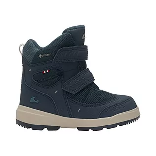 Buty dla dziewczynek - Viking Unisex Baby Toasty High GTX ciepłe buty do chodzenia, Denim, 20 EU Weit - grafika 1