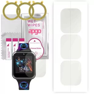 3x Folia hydrożelowa MATOWA do Accutime AVG4608AZ - apgo Smartwatch Hydrogel MATTE Protection Ochrona na ekran smartwatcha - Akcesoria do smartwatchy - miniaturka - grafika 1