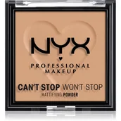 Pudry do twarzy - NYX Professional Makeup Can’t Stop Won’t Stop Mattifying Powder Tan - miniaturka - grafika 1