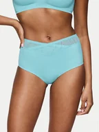 Majtki damskie - Triumph Figi klasyczne z wysokim stanem True Shape Sensation 10218231 Niebieski - miniaturka - grafika 1