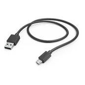 Kable USB - Hama micro USB 1 m (czarny) - miniaturka - grafika 1