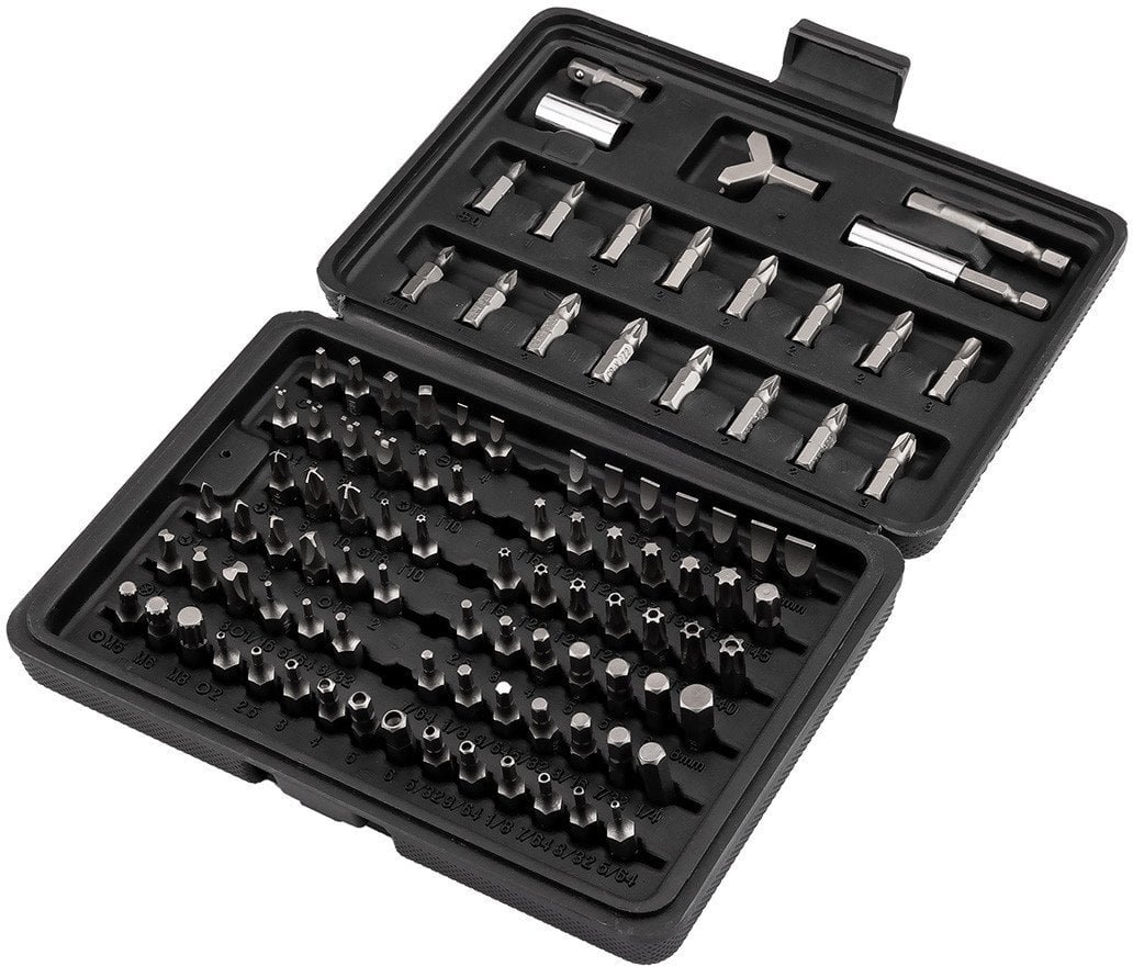 Zestaw bitów 25 mm, z uchwytem magnetycznym 60 mm, 100 szt.