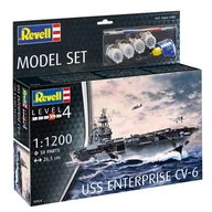 Modele do sklejania - model set 1/1200 /65824/ uss enterprise - miniaturka - grafika 1
