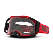 Gogle i okulary motocyklowe - Gogle Cross Oakley Airbrake M Czerwony - miniaturka - grafika 1