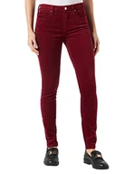 Spodnie damskie - Tommy Hilfiger Damskie spodnie jeansowe Como Skinny Rw Cord Clr, Czerwony, 27W / 30L - miniaturka - grafika 1