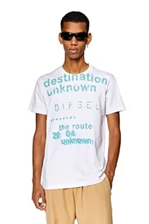 Koszulki męskie - Diesel Koszulka męska, 100-0grai, M - grafika 1