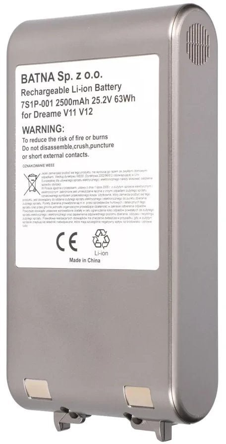 Bateria, akumulator do odkurzacza Dreame V11 V12 V11SE V12Pro V16 25.2V 2500mAh