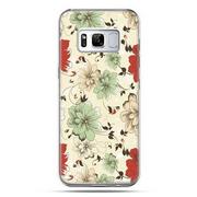Etui i futerały do telefonów - Etui, Samsung Galaxy S8 Plus, zielone kwiaty - miniaturka - grafika 1