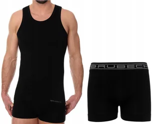 TERMOAKTYWNA BIELIZNA CODZIENNA Bezszwowa Brubeck Podkoszulka Bokserki -2XL - Koszulki męskie - miniaturka - grafika 1