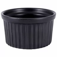 Naczynia żaroodporne - Miseczka do zapiekania ceramiczna czarna 9,5 cm 190 ml kod: O-139335 + Sprawdź na SuperWnetrze.pl - miniaturka - grafika 1