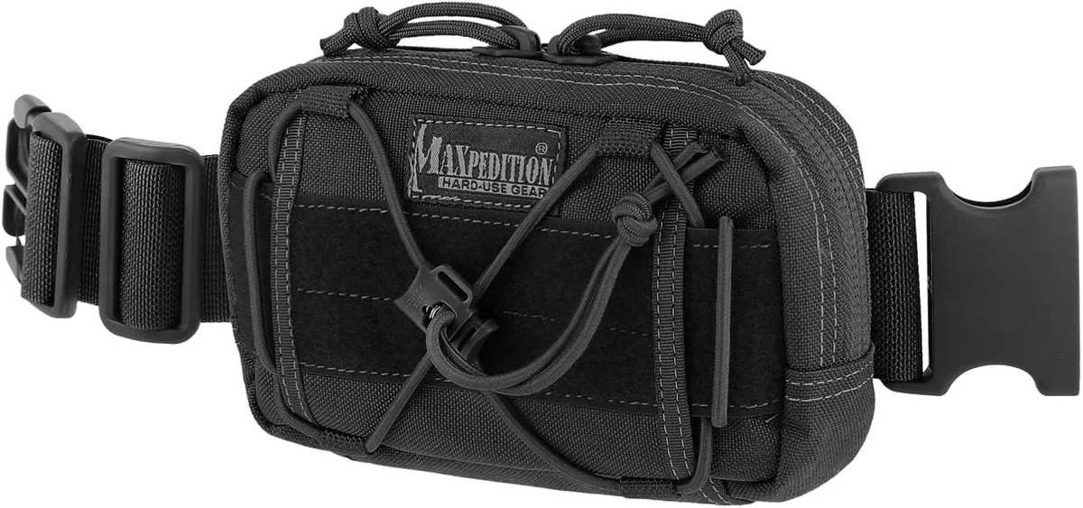 Maxpedition JANUS rozszerzenie kieszeni czarne PALS na pas