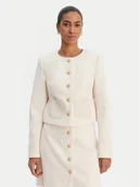 Marynarki i żakiety damskie - Morgan Marynarka 261-VIKTORY Beżowy Slim Fit - miniaturka - grafika 1