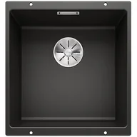 Zlewozmywaki - Blanco Komora SUBLINE 400-U Czarny InFino 525990 - miniaturka - grafika 1