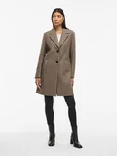 Kurtki damskie - Vila Płaszcz przejściowy "Viclaudia" w kolorze szarobrązowym - miniaturka - grafika 1