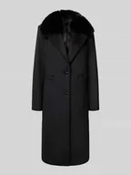 Płaszcze damskie - Płaszcz o kroju regular fit z kołnierzem z połami model ‘Karole’ - miniaturka - grafika 1