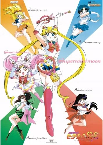 Plakat Anime Bishoujo Senshi Sailor Moon BSSM_130 A3 Custom Manga