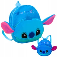 Maskotki i pluszaki - PLECAK DZIECIĘCY STICH NIEBIESKI PODRĘCZNY PLUSZOWY 25 cm - miniaturka - grafika 1