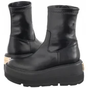 Botki damskie - Botki Czarne B9781__-E50-000-000-G36 (CI780-a) Carinii - miniaturka - grafika 1