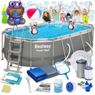 Basen ogrodowy stelażowy 427 x 250 x 100 cm 18w1 Bestway 56620 Bestway