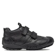 Buty dla chłopców - Sneakersy Geox J Savage A J0424A 00043 C9999 S Czarny - miniaturka - grafika 1