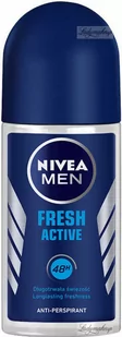 Nivea - Men - Fresh Active 48H Anti-Perspirant - Antyperspirant w kulce dla mężczyzn - 50 ml - Dezodoranty i antyperspiranty męskie - miniaturka - grafika 1