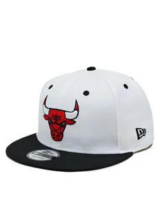 New Era Czapka z daszkiem White Crown Patch 950 Bulls 60364270 Biały - Czapki męskie - miniaturka - grafika 1