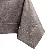 Obrusy i serwetki - Obrus Vesta Brązowy Tłoczony Nowoczesny 140x200 AmeliaHome - TCLOTH/AH/VESTA/BRD/PPG/COCOA/140X200 - miniaturka - grafika 1