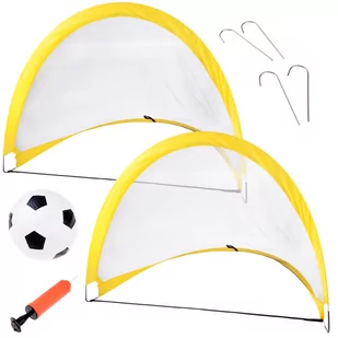 Bramka do piłki nożnej samorozkładająca x2 SP0573 - Zabawki i gry sportowe - miniaturka - grafika 1