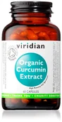 Witaminy i minerały - Viridian Organic Curcumin Extract 60 kapslí - miniaturka - grafika 1
