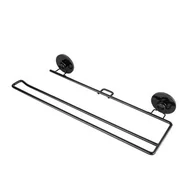 Stojaki i wieszaki na papier toaletowy - Uchwyt na ręcznik papierowy czarny AWD Interior - miniaturka - grafika 1