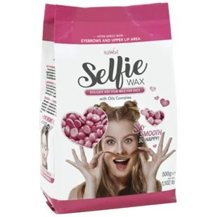Italwax Selfie wosk do twarzy bezpaskowy wąsik 500 - Depilacja - miniaturka - grafika 1