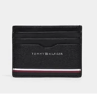 Portfele - Tommy Hilfiger portfel skóra naturalna czarny Cc Holder - uniseks - miniaturka - grafika 1