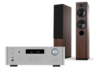Rotel RA-1572 MkII (srebrny) + Tesi 5 (mokka) - Zestawy stereo - miniaturka - grafika 1