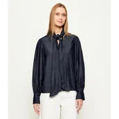 Bluzki damskie - Karl Lagerfeld Jeansowa bluzka FLUID Regular Fit - miniaturka - grafika 1