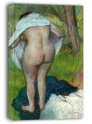 Obrazy i zdjęcia na płótnie - Girl Drying Herself, Edgar Degas - obraz na płótnie Wymiar do wyboru: 40x60 cm - miniaturka - grafika 1