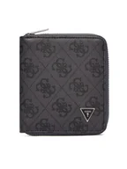 Portfele - Guess Mały Portfel Męski SMMALO LEA02 Szary - miniaturka - grafika 1