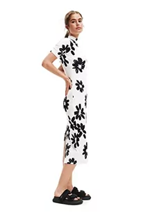 Desigual Sukienka damska, biały, XL - Sukienki - miniaturka - grafika 1
