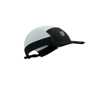 COMPRESSPORT Czapka biegowa 5 PANEL LIGHT CAP white/black - Czapki i chusty sportowe męskie - miniaturka - grafika 1