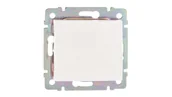 Wyłączniki światła i elektryczne - Legrand Valena - Łącznik jednobiegunowy biały 10 AX 774401 - miniaturka - grafika 1