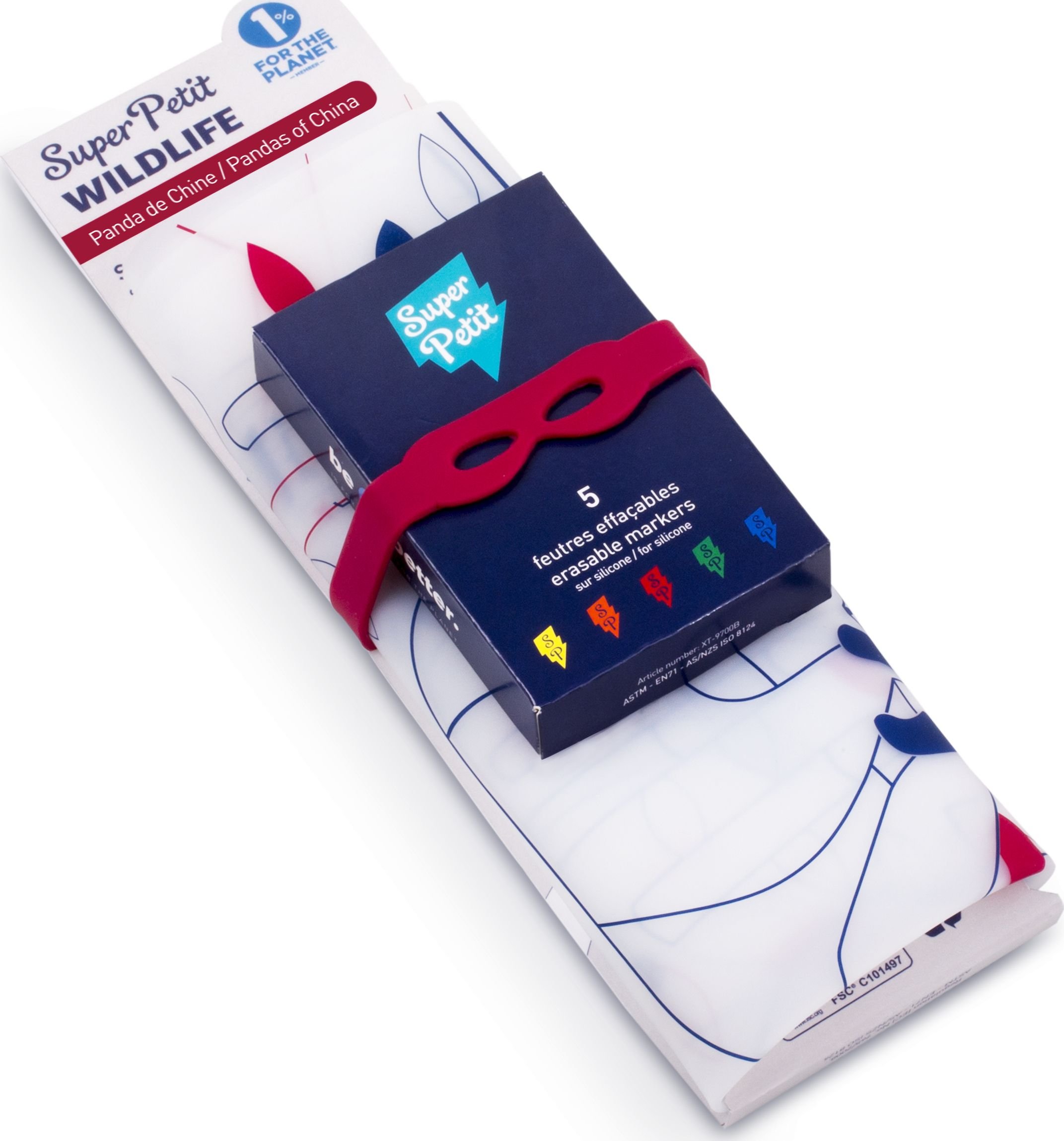 SuperPetit Duża mata do kolorowania Panda