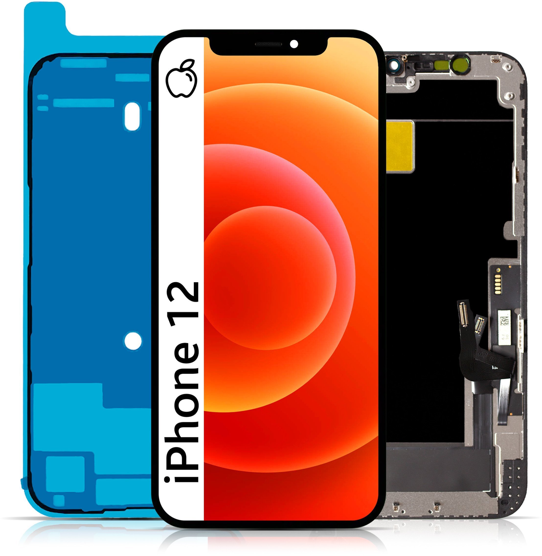 Wyświetlacz do iPhone 12 / 12 Pro Ekran LCD Incell A2172 A2407 +Uszczelka 5904858382088