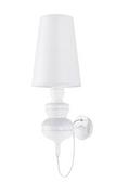 Lampy ścienne - King Home Kinkiet QUEEN WALL 18 biała 1018W1.WHITE - miniaturka - grafika 1