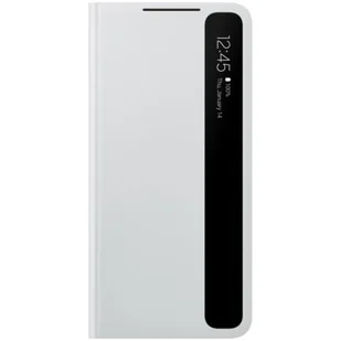 Samsung Smart Clear View Cover do Galaxy S21+ light gray EF-ZG996CJEGEE - Etui i futerały do telefonów - miniaturka - grafika 1